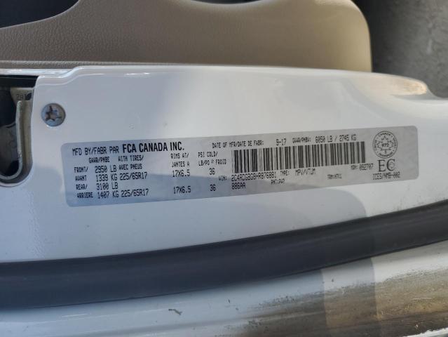 2017 DODGE GRAND CARAVAN SE  