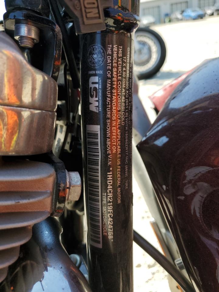 2015 Harley-Davidson Xl883 Superlow VIN: 1HD4CR219FC424768 Lot: 68478615