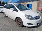 2013 VAUXHALL ZAFIRA EXCLUSIV for sale at Copart BELFAST