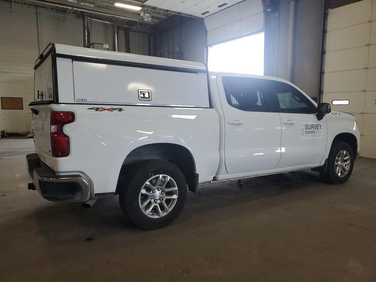 2022 Chevrolet Silverado K1500 Lt-L white null gas 1GCPDKEK3NZ598225 photo #4