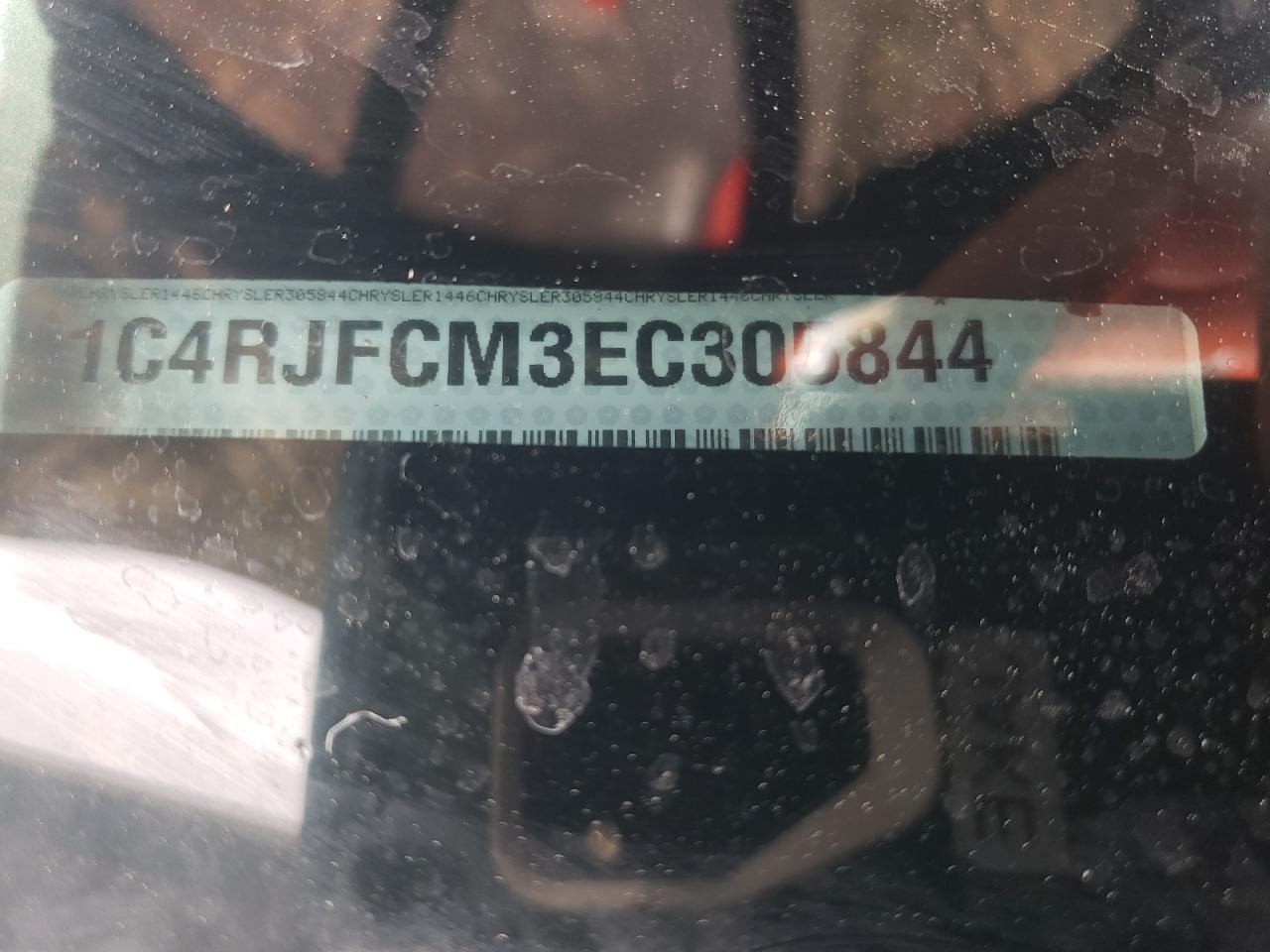 2014 Jeep Grand Cherokee Overland VIN: 1C4RJFCM3EC305844 Lot: 70462735