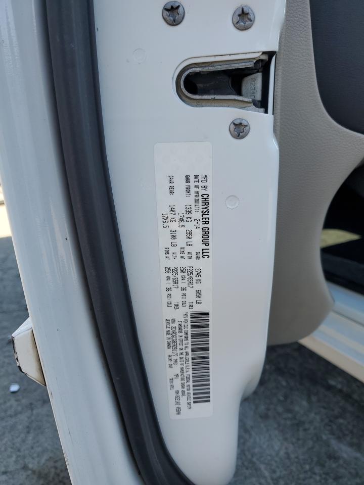 2014 Dodge Grand Caravan Sxt VIN: 2C4RDGCG8ER291177 Lot: 70975095