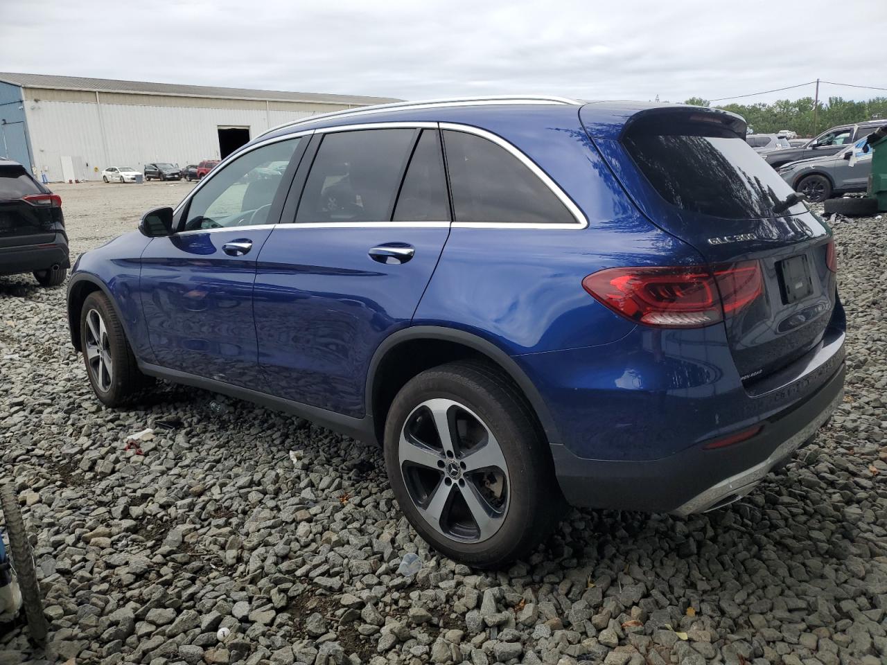 2020 Mercedes-Benz Glc 300 4Matic blue null gas WDC0G8EB5LF730695 photo #3