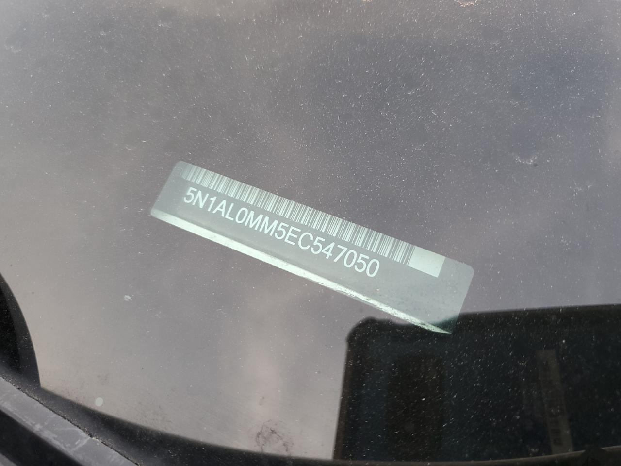 5N1AL0MM5EC547050 2014 Infiniti Qx60