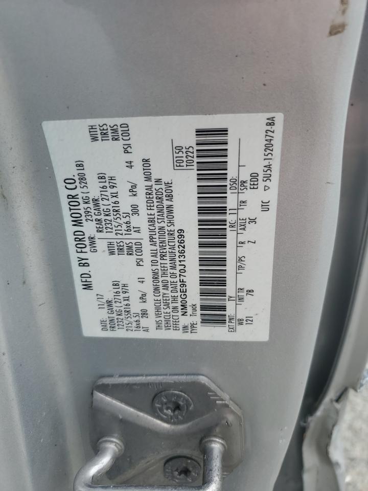 2018 Ford Transit Connect Xlt VIN: NM0GE9F70J1362699 Lot: 67749515