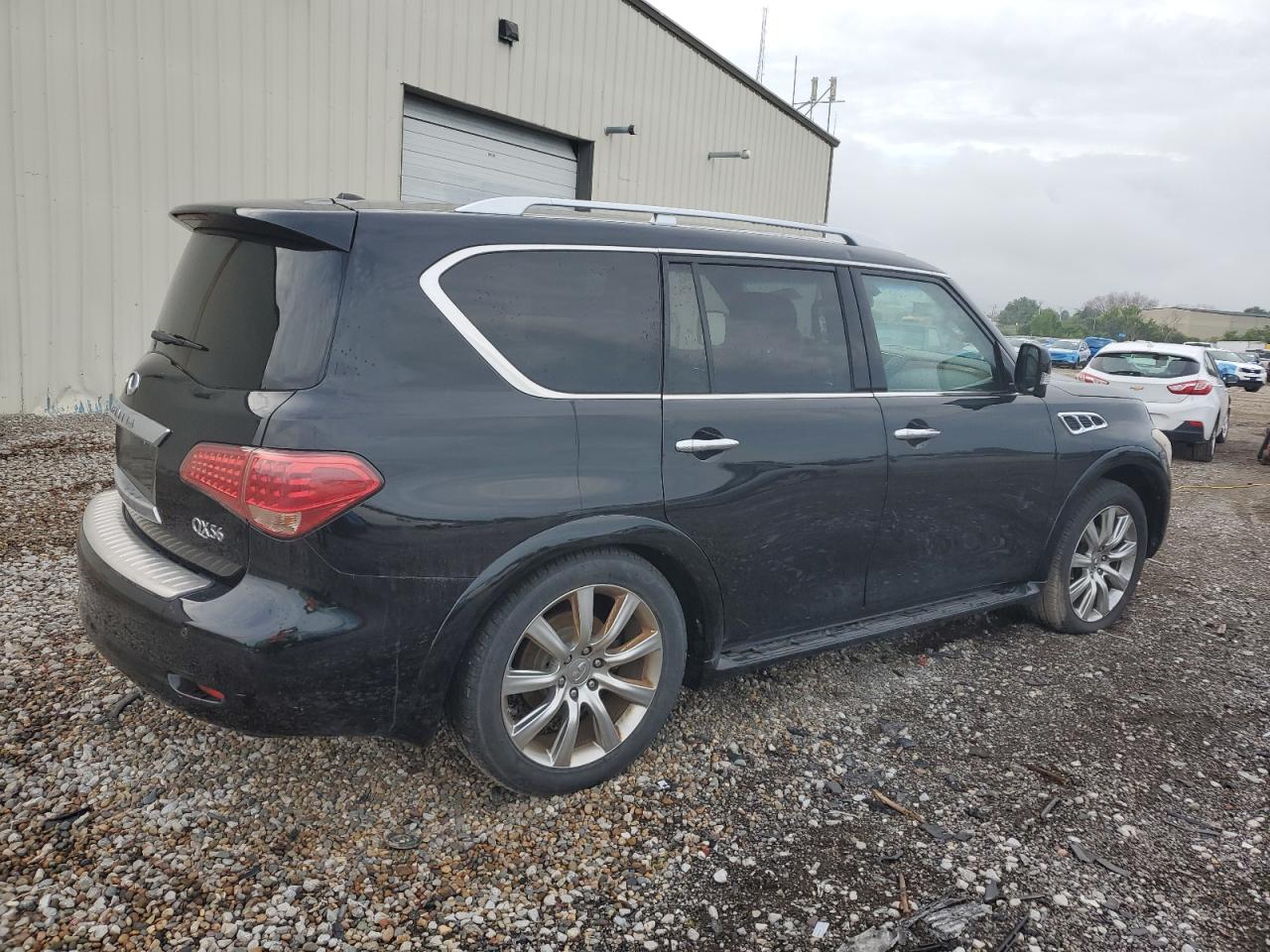 2013 Infiniti Qx56 black null gas JN8AZ2NE3D9040301 photo #4