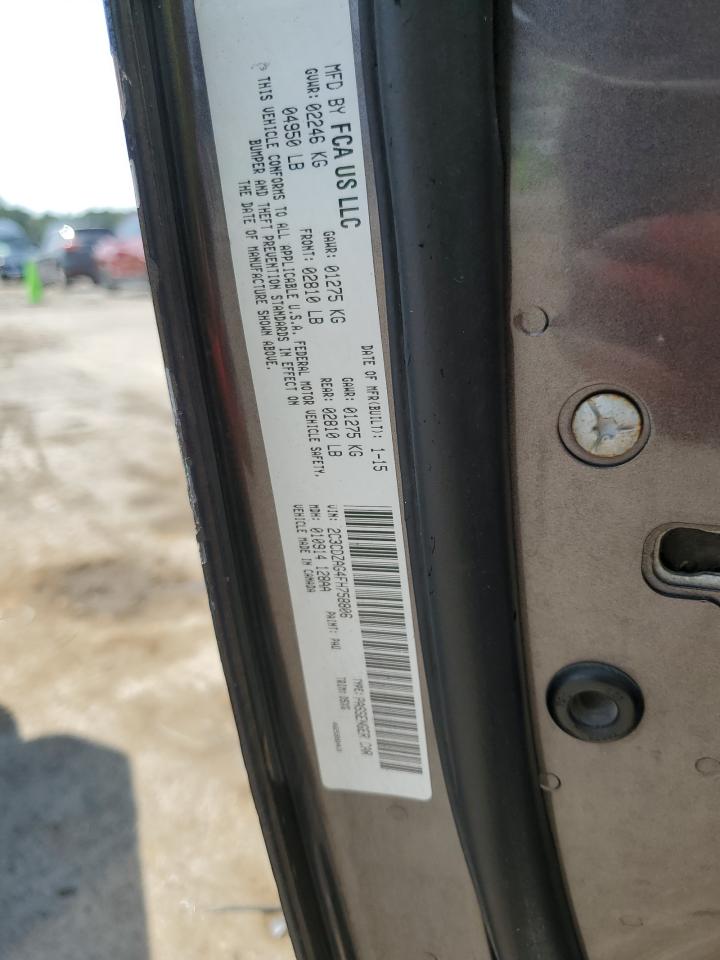 2015 Dodge Challenger Sxt VIN: 2C3CDZAG4FH758806 Lot: 70054635