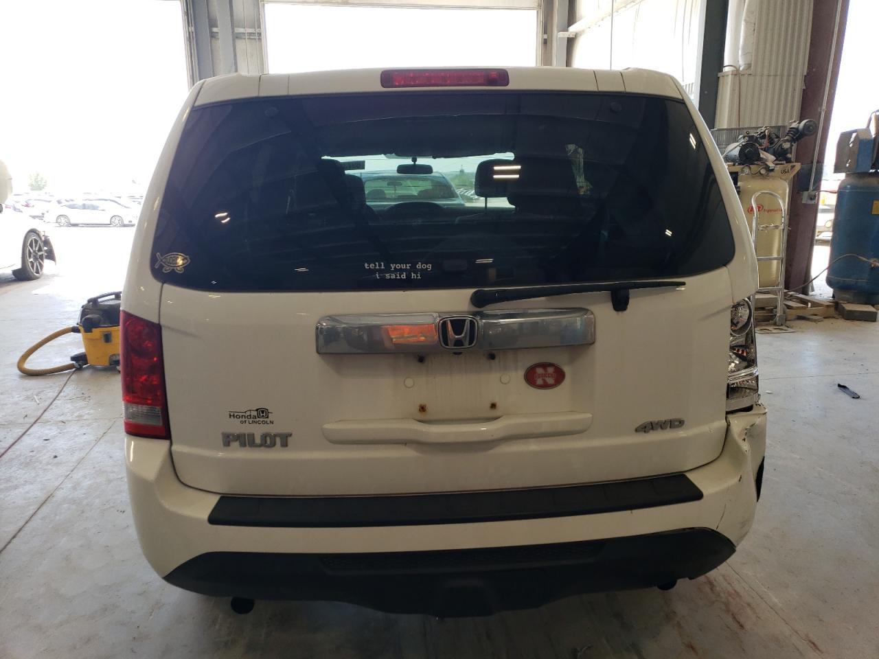 2014 Honda Pilot Lx VIN: 5FNYF4H21EB029384 Lot: 69733885