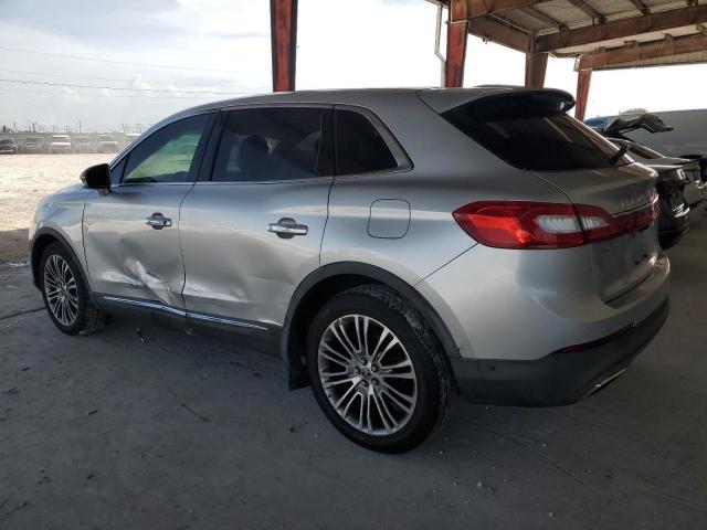  LINCOLN MKX 2016 Srebrny