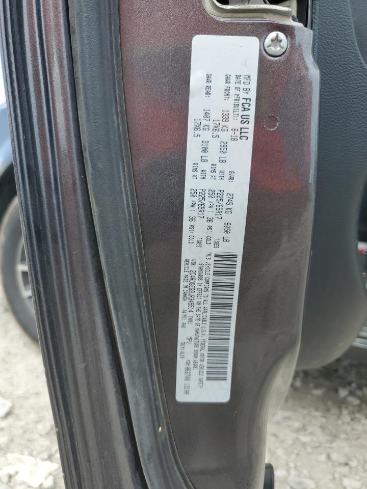 2018 Dodge Grand Caravan Gt VIN: 2C4RDGEG9JR345514 Lot: 68021055