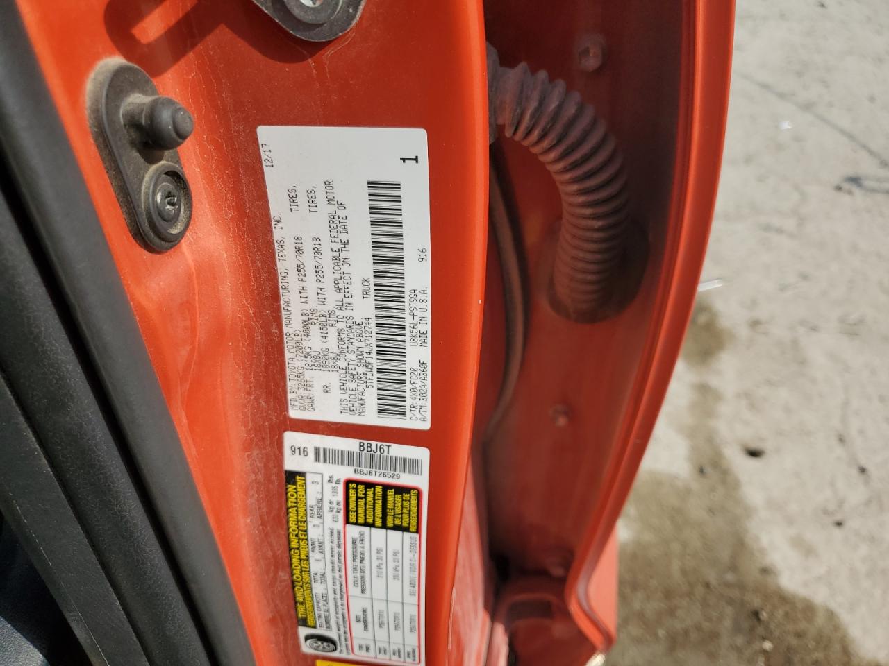 2018 Toyota Tundra Crewmax Sr5 VIN: 5TFDW5F14JX712744 Lot: 68519105