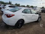 2016 TOYOTA COROLLA L   for sale at Copart ON - TORONTO
