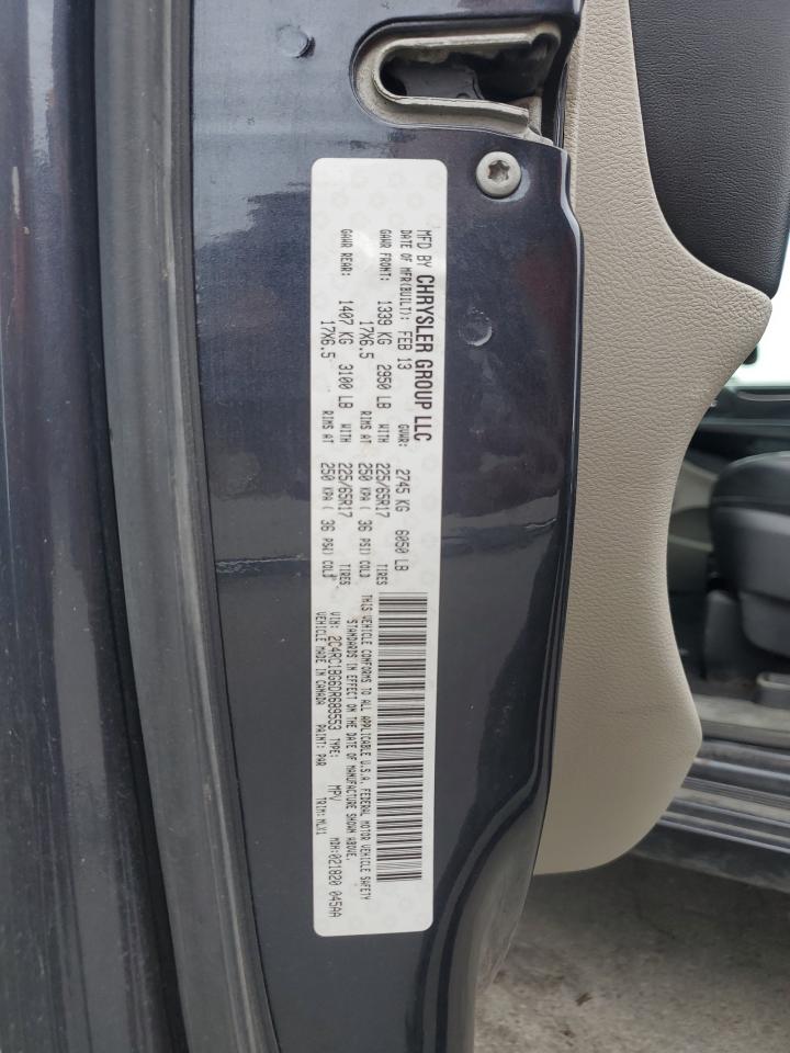 2013 Chrysler Town & Country Touring VIN: 2C4RC1BG6DR689553 Lot: 69293775