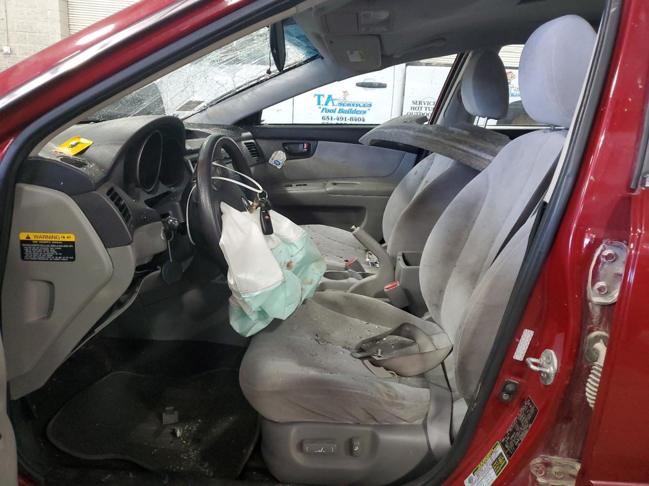 2009 Kia Optima Lx VIN: KNAGE228995317450 Lot: 70146635