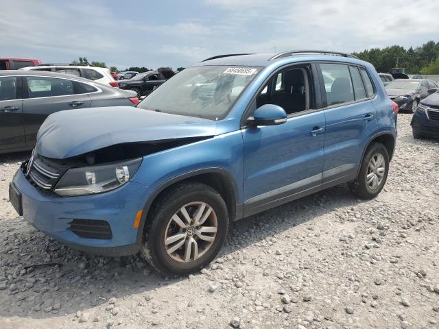  VOLKSWAGEN TIGUAN 2017 Синий
