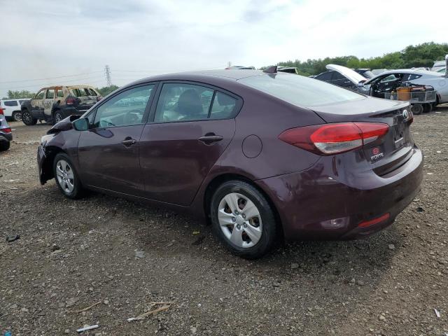  KIA FORTE 2017 Maroon
