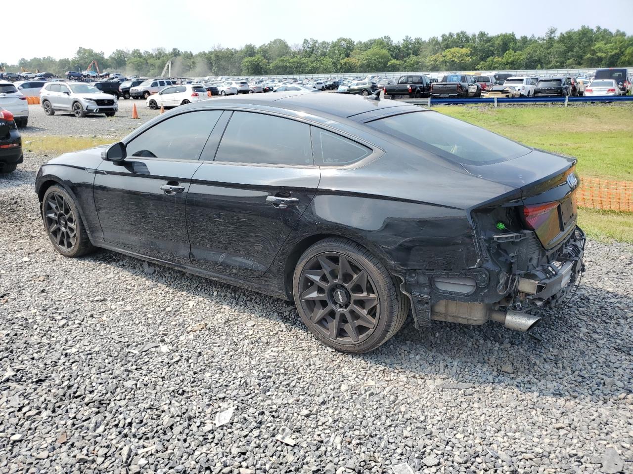 2018 Audi A5 Premium Plus black null gas WAUBNCF51JA064250 photo #3