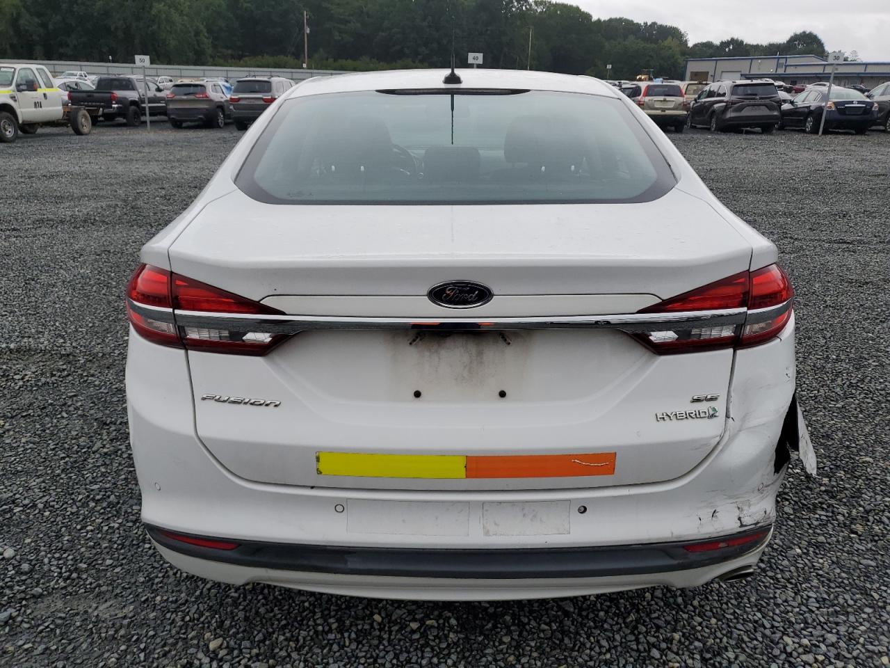 2018 Ford Fusion Se Hybrid VIN: 3FA6P0LU8JR118860 Lot: 54028475