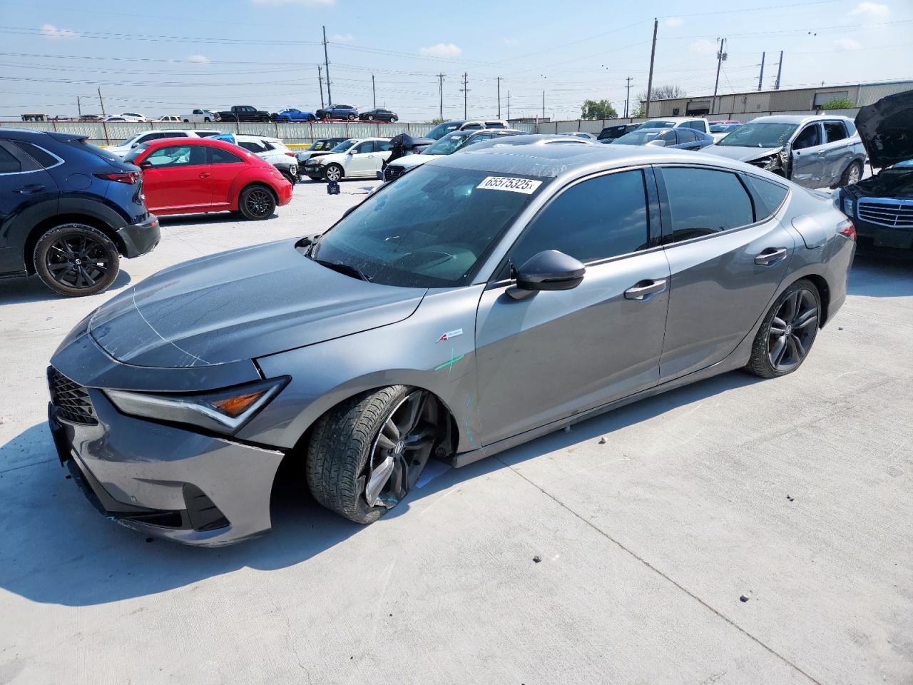 2023 Acura Integra A-Spec Tech grey null gas 19UDE4G75PA001860 photo #1