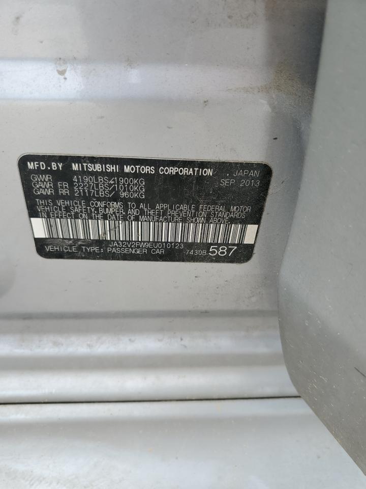 2014 Mitsubishi Lancer Se VIN: JA32V2FW9EU010123 Lot: 68004345