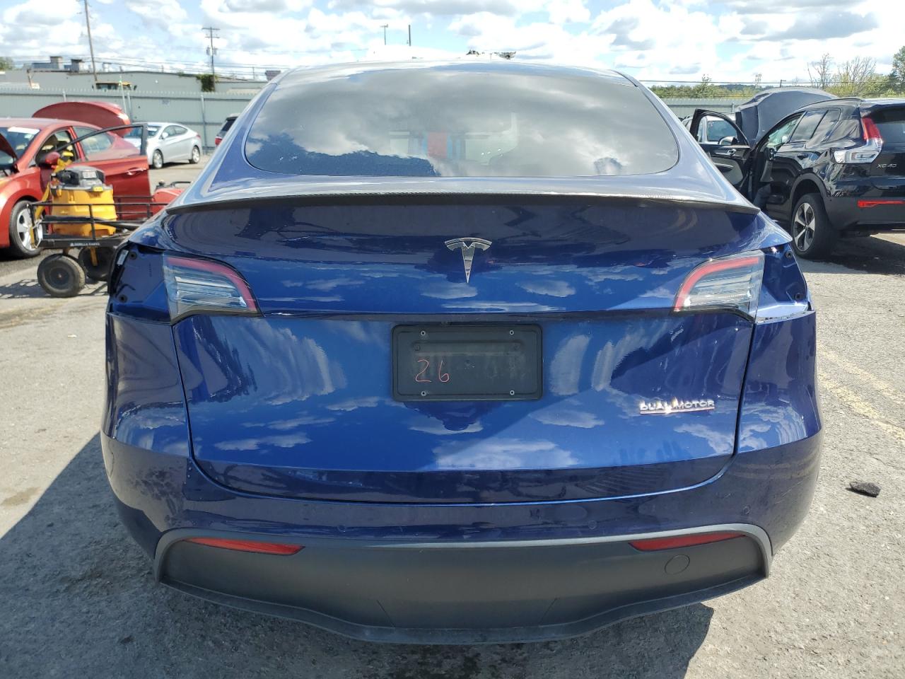2022 Tesla Model Y VIN: 7SAYGDEF4NF556035 Lot: 69591145