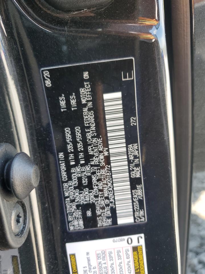 2021 Lexus Rx 350 L VIN: JTJHZKEA2M2018772 Lot: 70749865