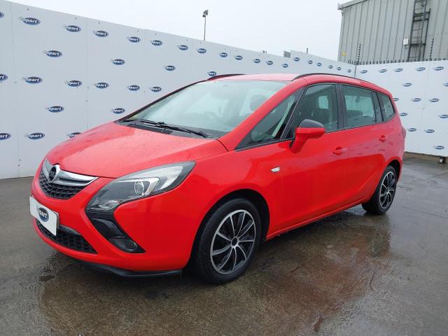 2012 VAUXHALL ZAFIRA TOURER EXCLUSIV 1.8I EXCLUSIV 5DR for sale at Copart WHITBURN