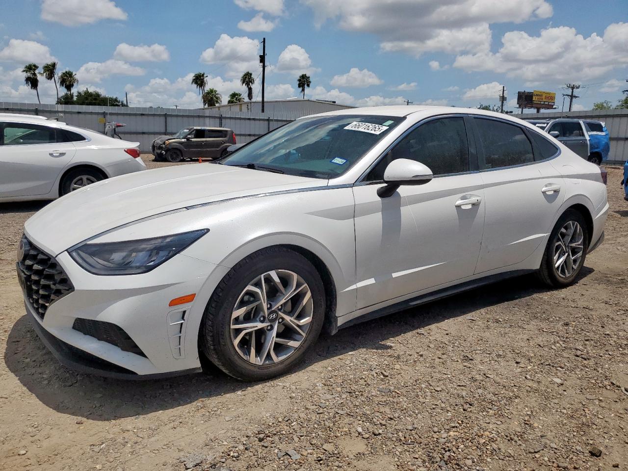 2022 Hyundai Sonata Sel white null gas KMHL64JA3NA187015 photo #1