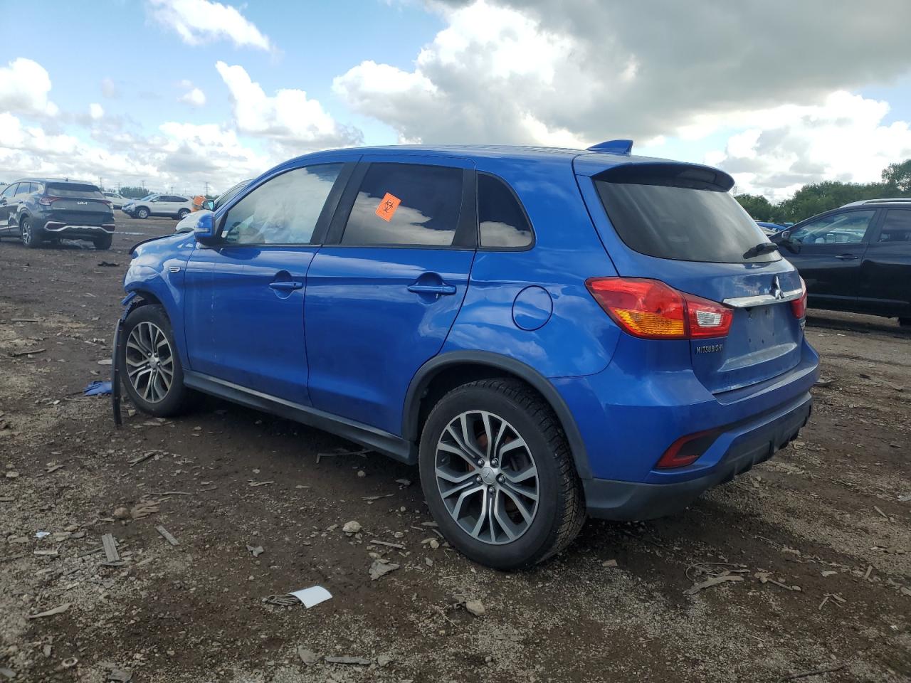 2019 Mitsubishi Outlander Sport Es blue null gas JA4AP3AU1KU031153 photo #3