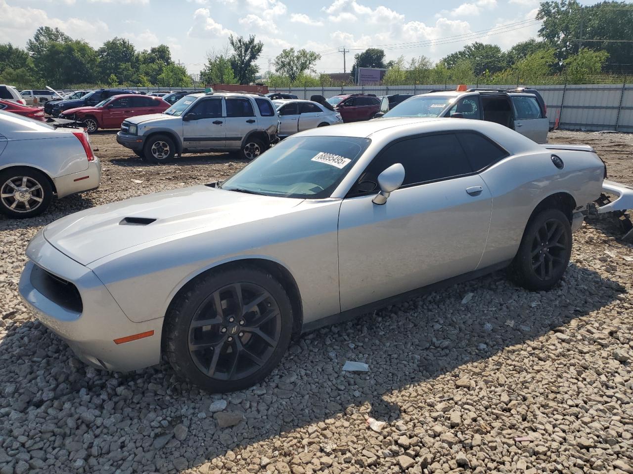 2021 Dodge Challenger Sxt silver null flexible 2C3CDZAG5MH641877 photo #1