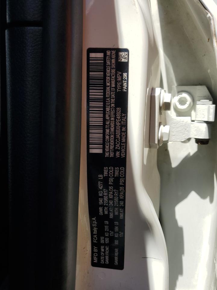 2017 Jeep Renegade Latitude VIN: ZACCJABBXHPE48928 Lot: 67608445