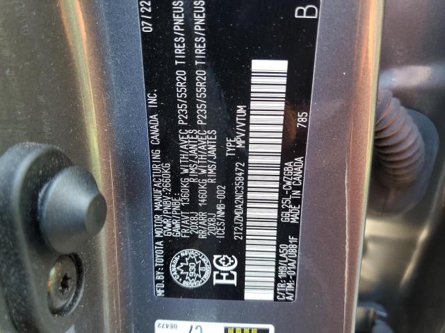 2022 LEXUS RX 350  