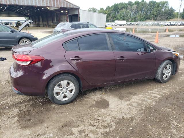  KIA FORTE 2018 Burgundy
