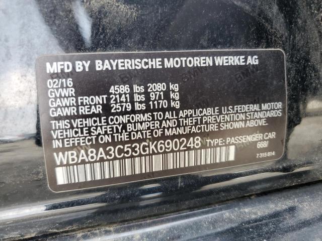2016 BMW 320 XI  