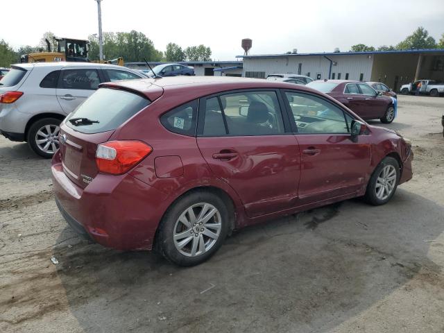  SUBARU IMPREZA 2016 Czerwony