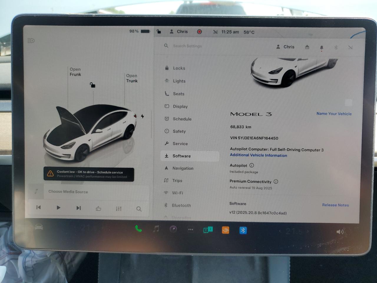 2022 Tesla Model 3 VIN: 5YJ3E1EA6NF164450 Lot: 68526605