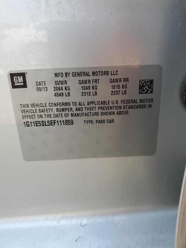 2014 Chevrolet Malibu 2Lt VIN: 1G11E5SL5EF111859 Lot: 68914865