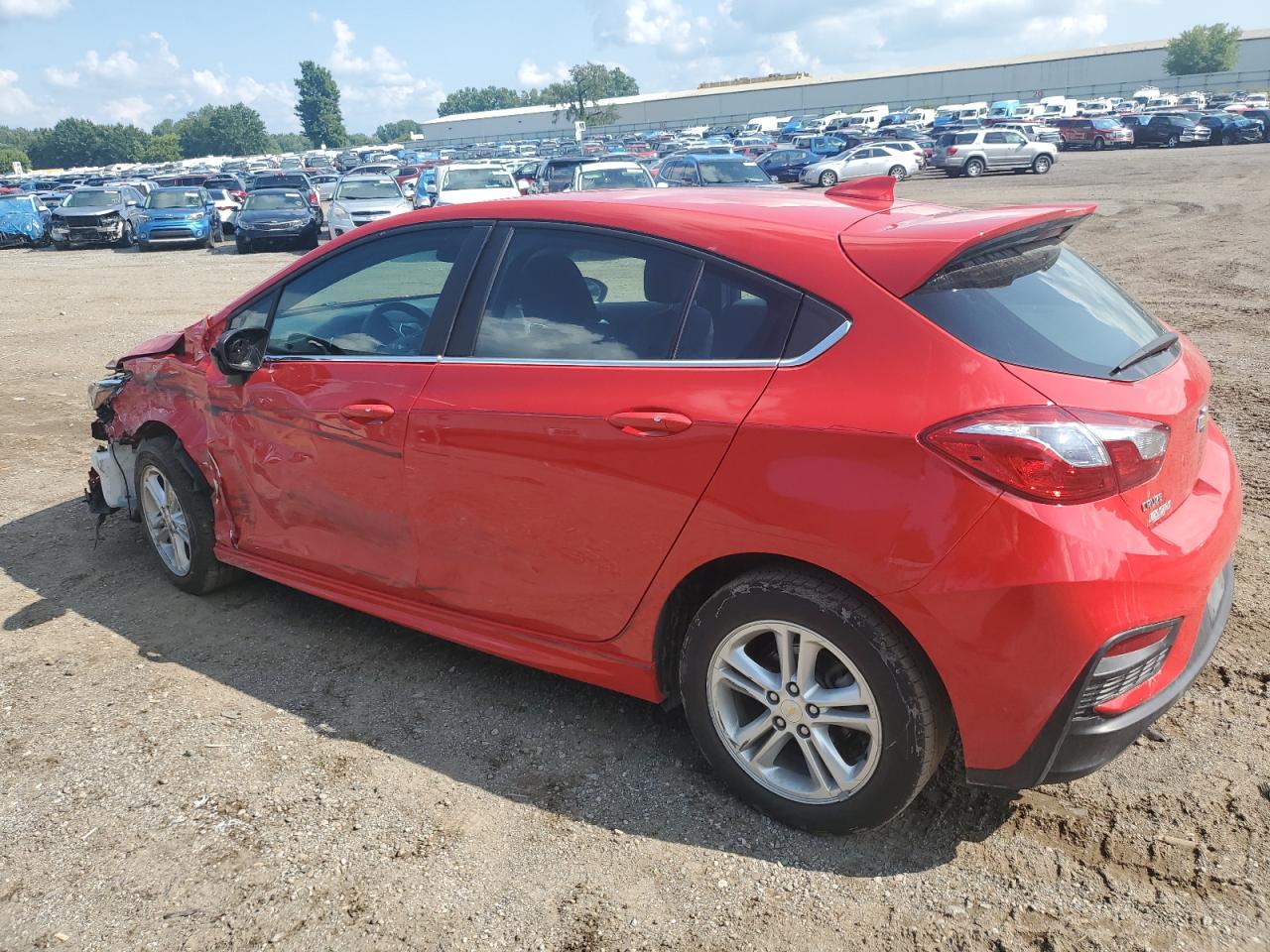2017 Chevrolet Cruze Lt red null gas 3G1BE6SM9HS580567 photo #3
