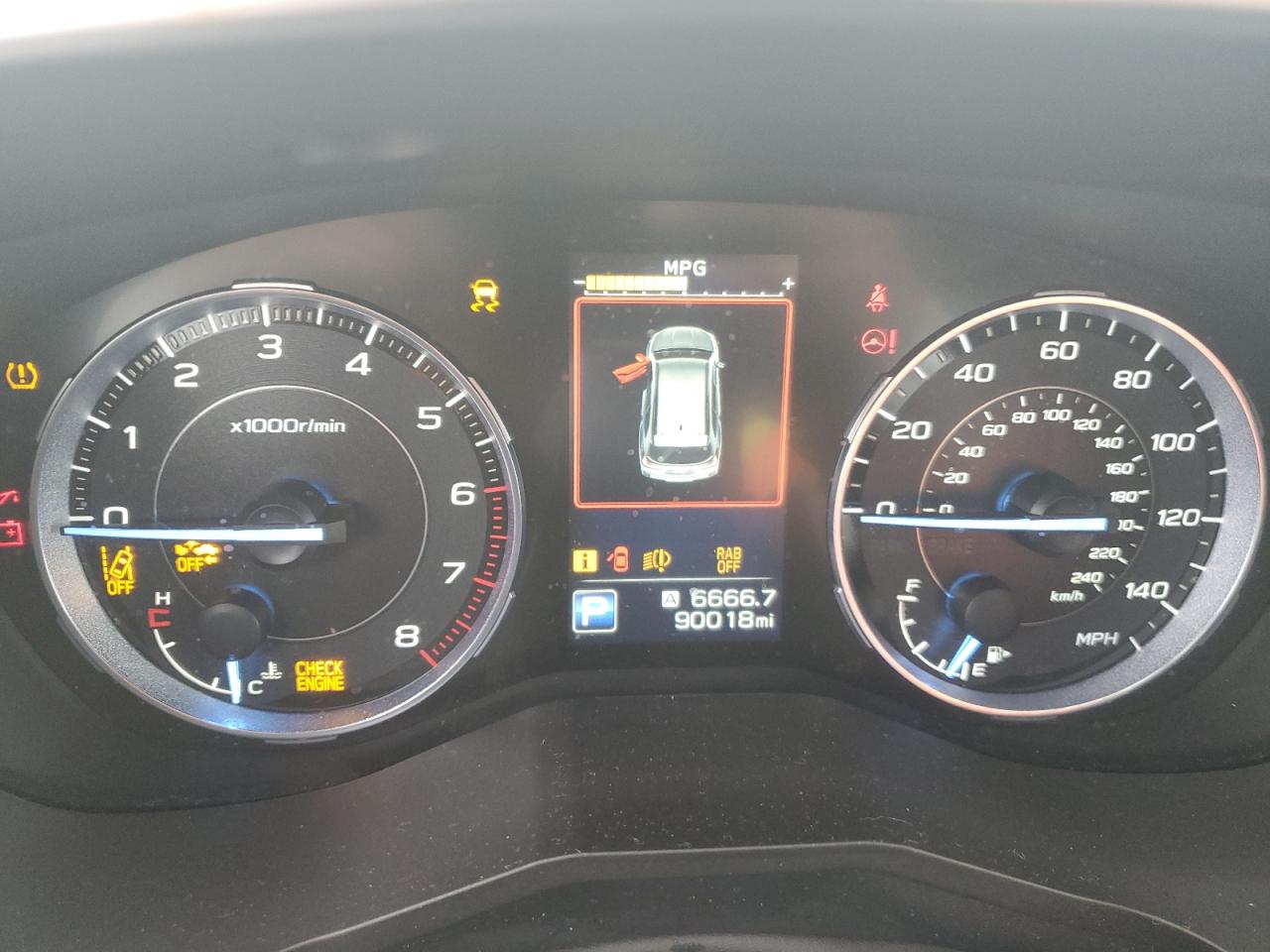 2019 Subaru Ascent Touring VIN: 4S4WMARD1K3437951 Lot: 67064285