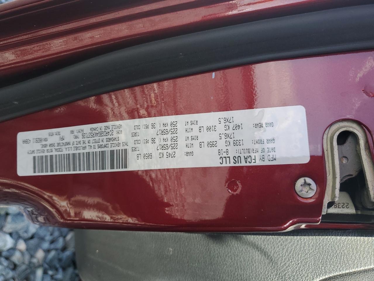 2019 Dodge Grand Caravan Se VIN: 2C4RDGBG4KR527126 Lot: 70622065