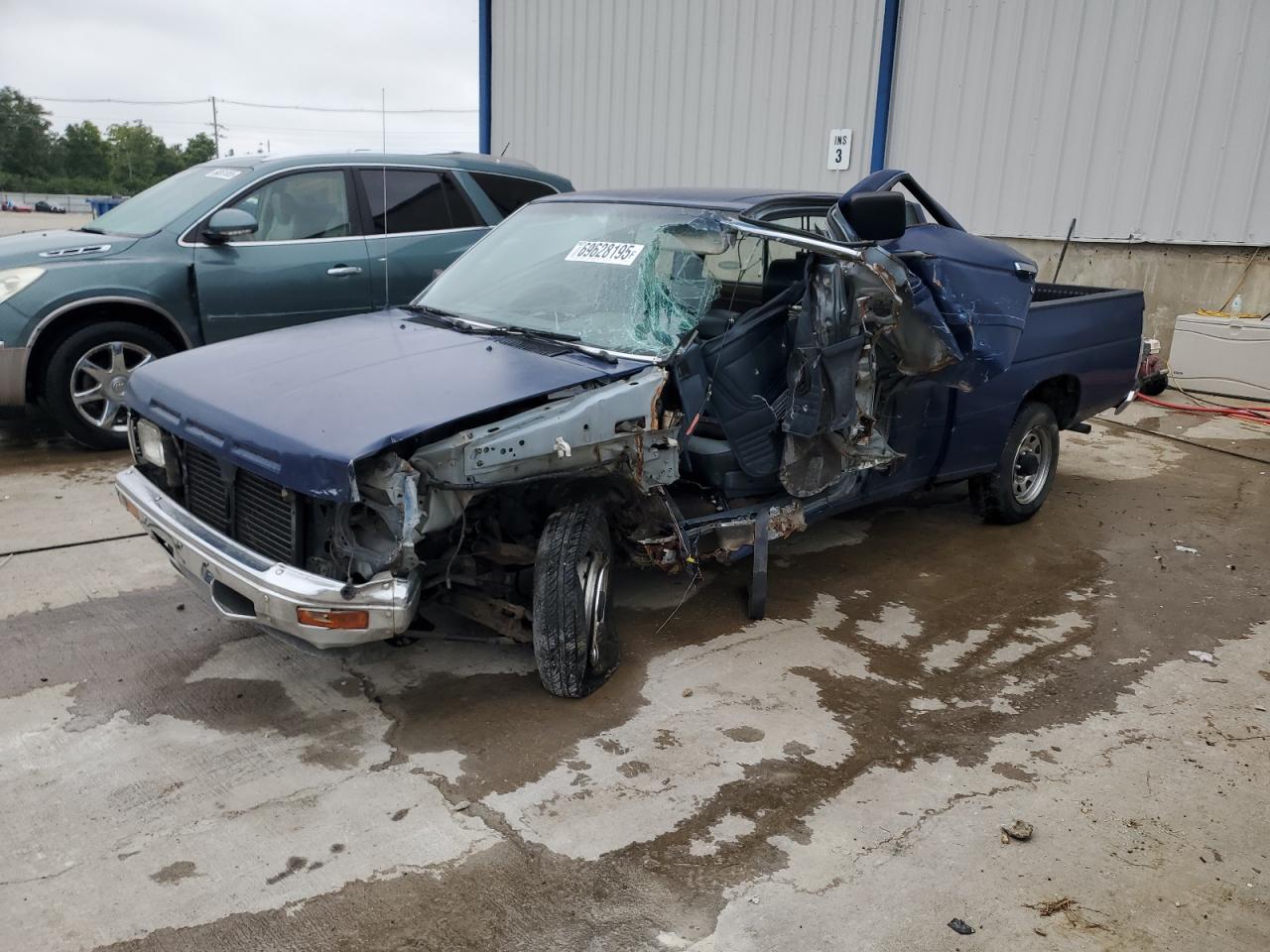 1990 NISSAN D21 BLUE VIN: 1N6SD16S5LC390749