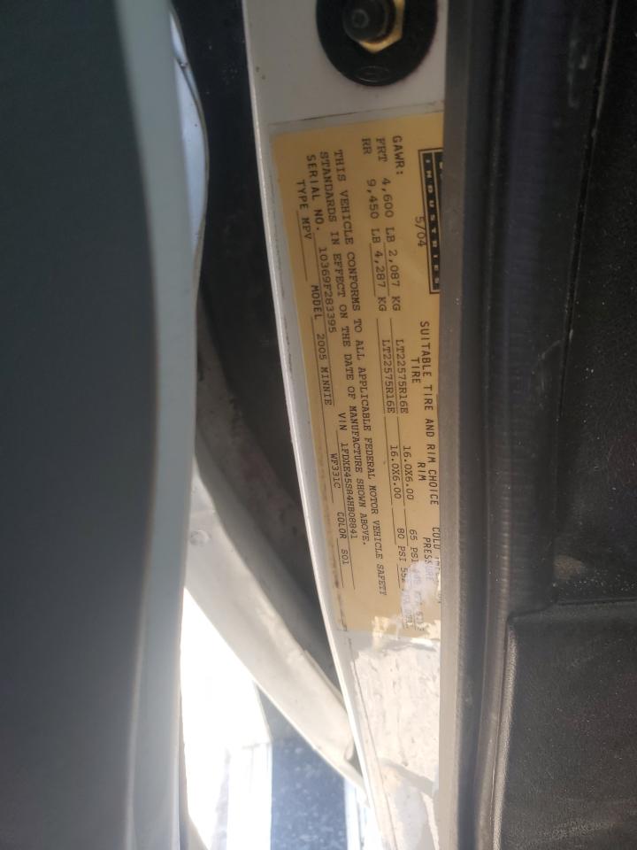 2005 Ford Econoline E450 Super Duty Cutaway Van VIN: 1FDXE45S84HB08841 Lot: 69345995