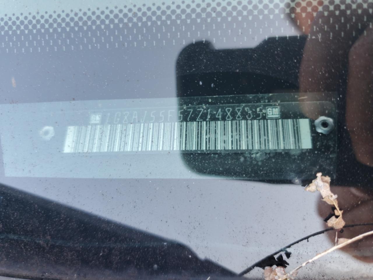 2007 Saturn Ion Level 2 VIN: 1G8AJ55F57Z148835 Lot: 67626575