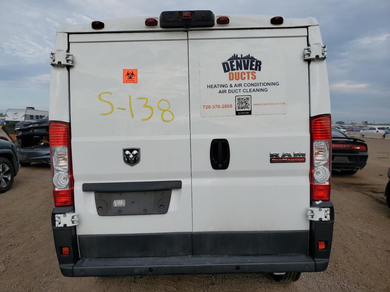 2021 Ram Promaster 1500 1500 Standard VIN: 3C6LRVNG7ME516186 Lot: 70452255