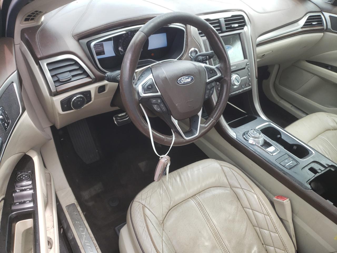 2017 Ford Fusion Titanium VIN: 3FA6P0K90HR161743 Lot: 68121195
