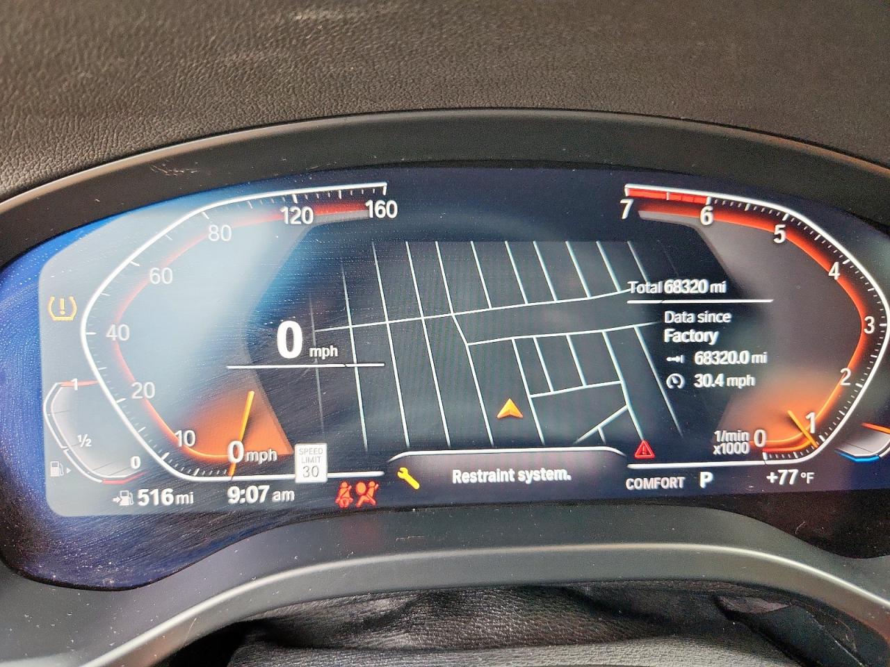 2022 BMW X3 Sdrive30I VIN: 5UX43DP09N9M21416 Lot: 70476405