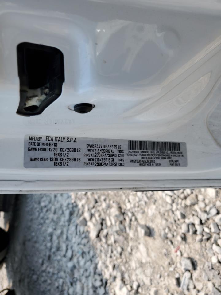 2018 Ram Promaster City VIN: ZFBERFAB6J6L31102 Lot: 67423745