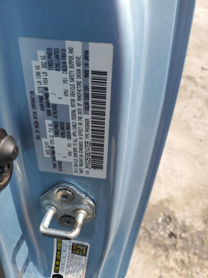 2008 Mazda Mx-5 Miata VIN: JM1NC25F880147636 Lot: 69269815