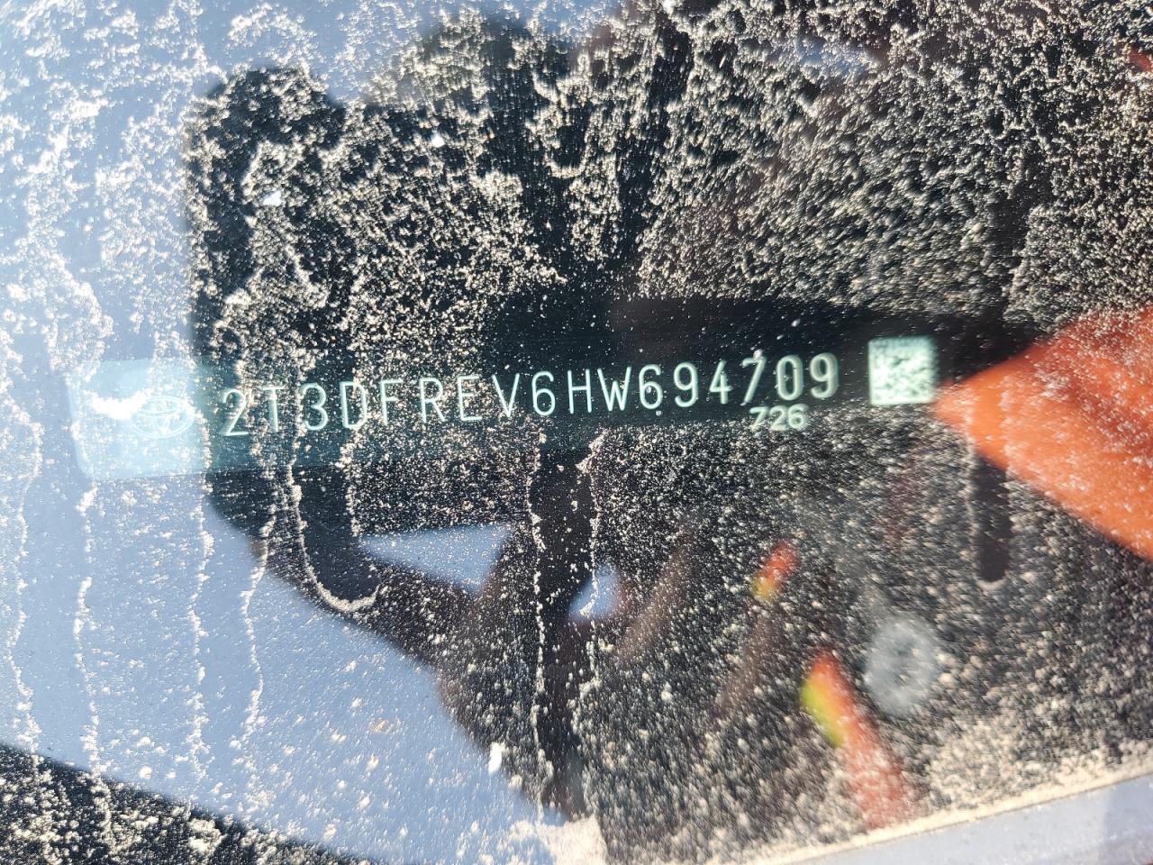 2017 Toyota Rav4 Limited VIN: 2T3DFREV6HW694709 Lot: 68153605