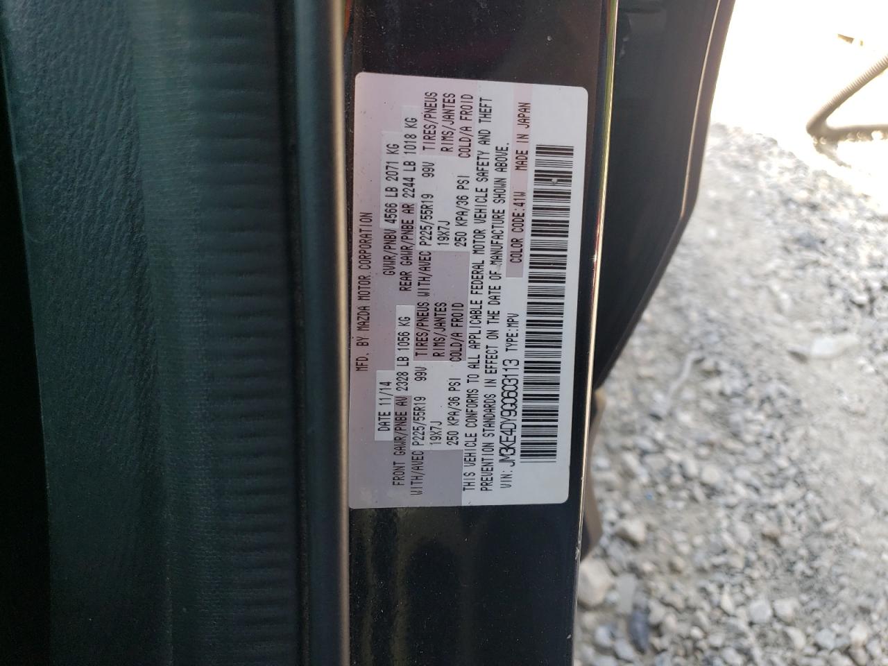 2016 Mazda Cx-5 Gt VIN: JM3KE4DY9G0603113 Lot: 68965485